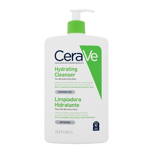 Čisticí emulze CeraVe Facial Cleansers Hydrating 1000 ml