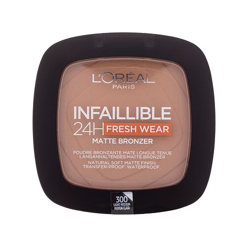 Bronzer L'Oréal Paris Infaillible 24H Fresh Wear Matte Bronzer 9 g 300 Light Medium