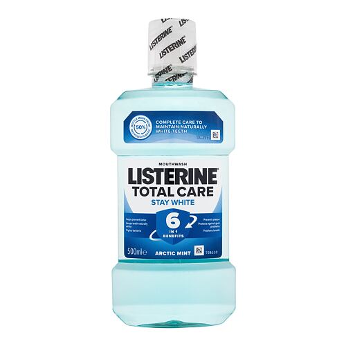 Ústní voda Listerine Total Care Stay White Mouthwash 6 in 1 500 ml