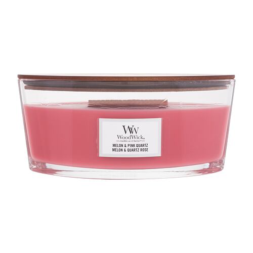 Vonná svíčka WoodWick Melon & Pink Quartz 453,6 g poškozený obal