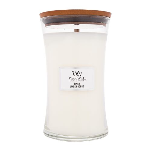 Vonná svíčka WoodWick Linen 610 g