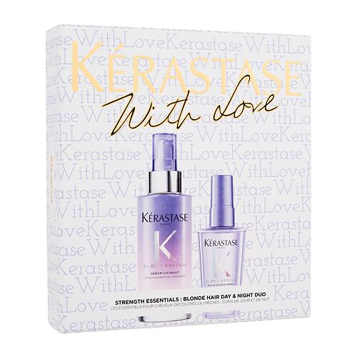 Sérum na vlasy Kérastase Strength Essentials Blonde Hair Day & Night Duo 90 ml Kazeta