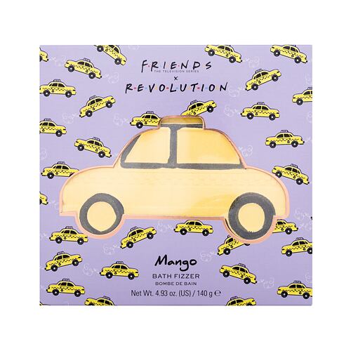 Bomba do koupele Makeup Revolution London X Friends Bath Fizzer Mango 140 g