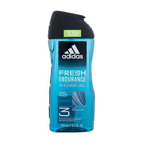 Sprchový gel Adidas Fresh Endurance Shower Gel 3-In-1 New Cleaner Formula 250 ml