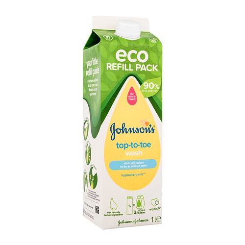 Sprchový gel Johnson´s Top-to-Toe Wash Náplň 1000 ml poškozená krabička