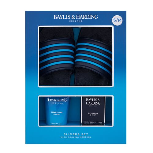 Sprchový gel Baylis & Harding Citrus Lime Mint Sliders Set 140 ml poškozená krabička Kazeta