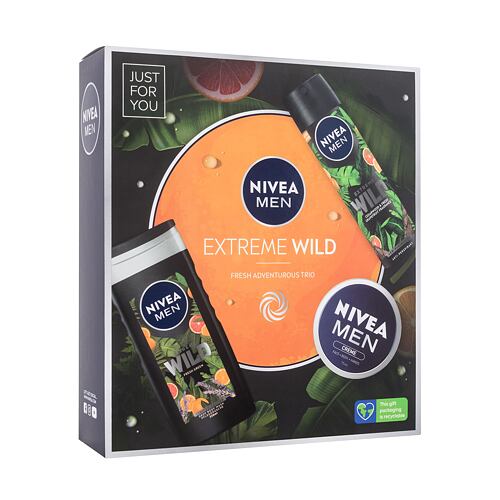 Sprchový gel Nivea Men Extreme Wild 250 ml poškozená krabička Kazeta