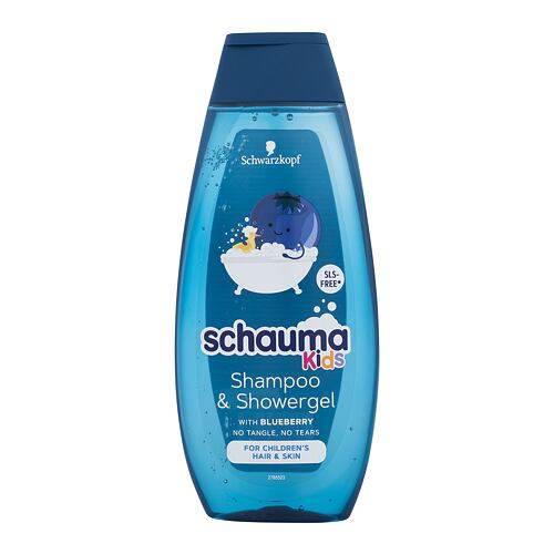 Šampon Schwarzkopf Schauma Kids Blueberry Shampoo & Shower Gel 400 ml