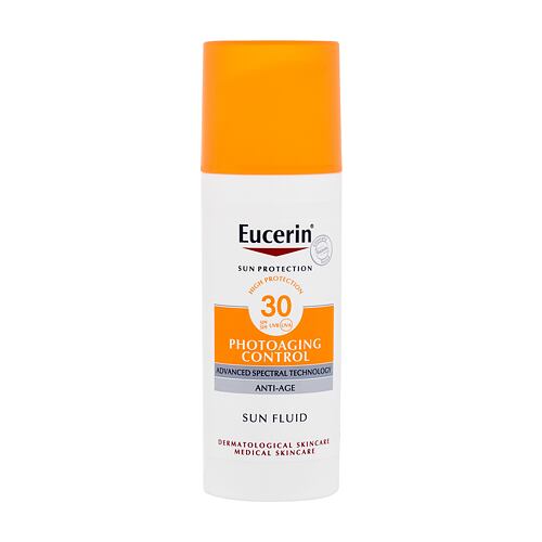 Opalovací přípravek na obličej Eucerin Sun Protection Photoaging Control Face Sun Fluid SPF30 50 ml poškozená krabička