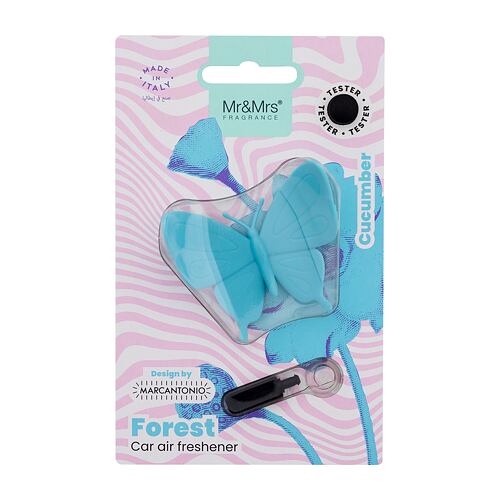 Vůně do auta Mr&Mrs Fragrance Forest Butterfly Light Blue 1 ks poškozený obal
