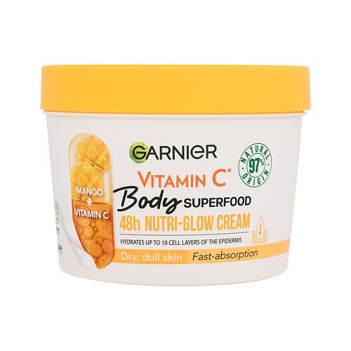 Tělový krém Garnier Body Superfood 48h Nutri-Glow Cream Vitamin C 380 ml
