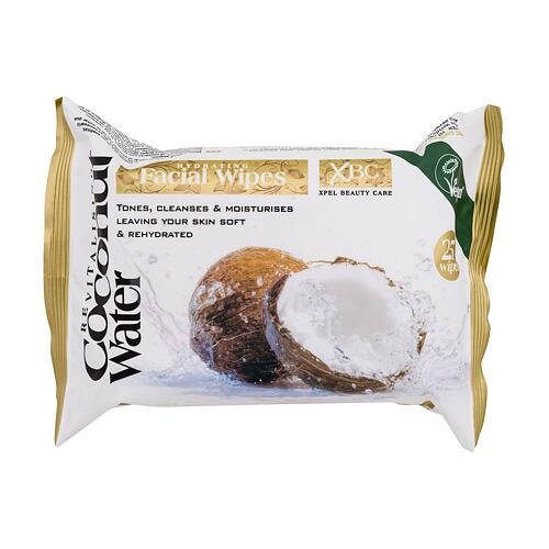 Čisticí ubrousky Xpel Coconut Water Hydrating Facial Wipes 25 ks poškozený obal