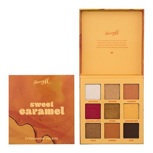 Oční stín Barry M Eyeshadow Palette Sweet Caramel 9 g