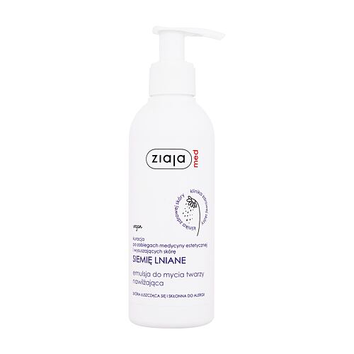 Čisticí emulze Ziaja Med Linseed Face Wash Emulsion 190 ml