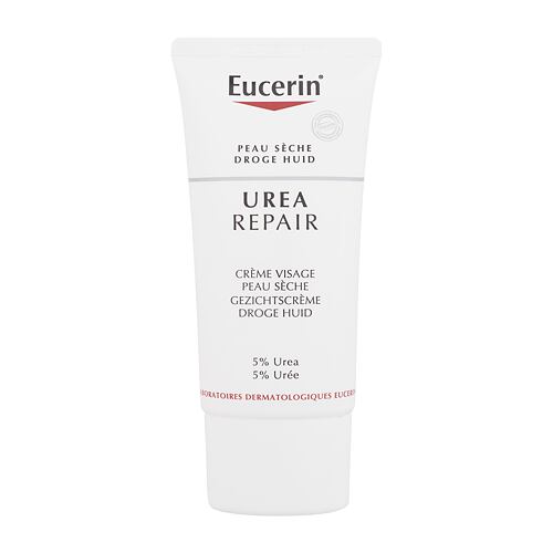 Denní pleťový krém Eucerin UreaRepair Plus 5% Urea Day Cream 50 ml poškozená krabička