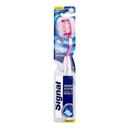 Klasický zubní kartáček Signal White Now Medium 1 ks