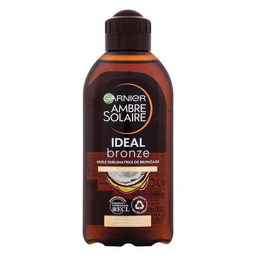 Tělový olej Garnier Ambre Solaire Ideal Bronze Body Oil 200 ml poškozený flakon