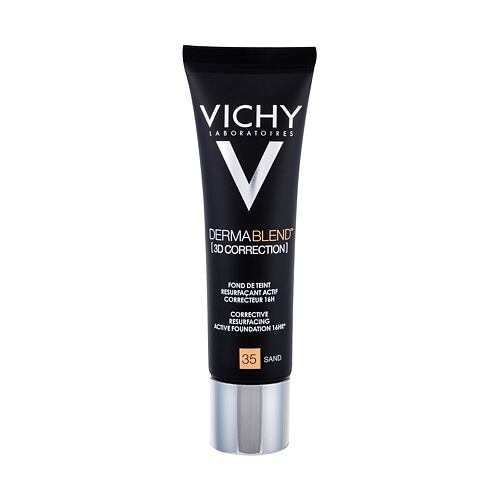 Make-up Vichy Dermablend™ 3D Antiwrinkle & Firming Day Cream SPF25 30 ml 35 Sand poškozená krabička