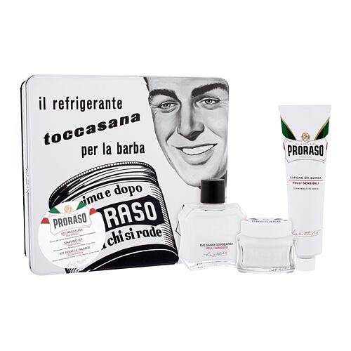 Balzám po holení PRORASO White 100 ml poškozená krabička Kazeta