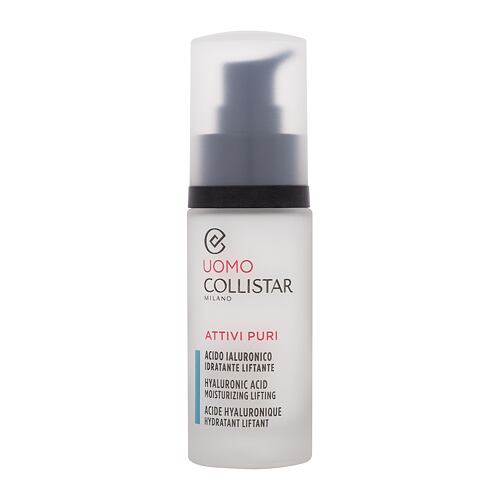 Pleťové sérum Collistar Uomo Attivi Puri Hyaluronic Acid Moisturizing Lifting 30 ml poškozená krabička