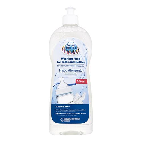 Čištění a sterilizace Canpol babies Washing Fluid For Teats And Bottles 500 ml poškozený flakon