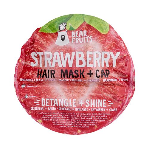 Maska na vlasy Bear Fruits Strawberry Hair Mask + Cap 20 ml