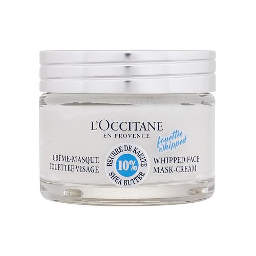 Denní pleťový krém L'Occitane Shea Butter Whipped Face Mask-Cream 50 ml