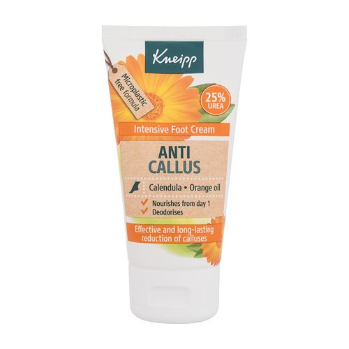 Krém na nohy Kneipp Foot Care Anti Callus Calendula & Orange 50 ml