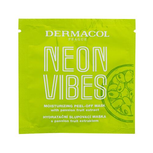 Pleťová maska Dermacol Neon Vibes Moisturizing Peel-Off Mask 8 ml
