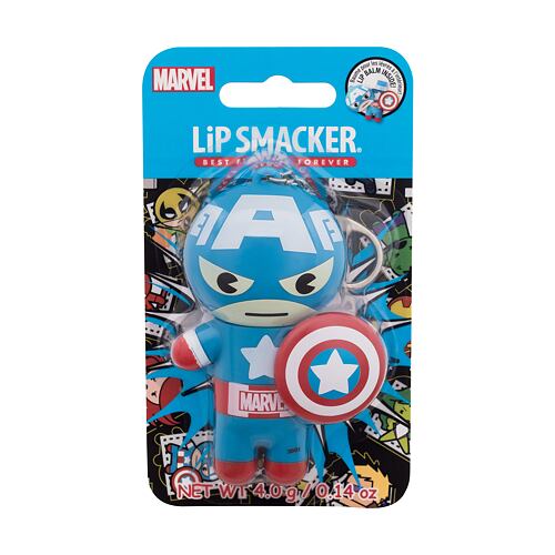 Balzám na rty Lip Smacker Marvel Captain America Red, White & Blue-Berry 4 g