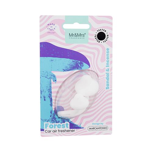 Vůně do auta Mr&Mrs Fragrance Forest Mushroom White 1 ks poškozený obal