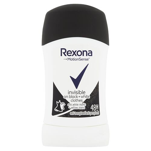 Antiperspirant Rexona MotionSense Invisible Black + White 40 ml