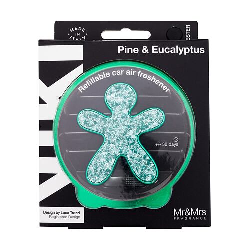 Vůně do auta Mr&Mrs Fragrance Niki Fashion Pine & Eucalyptus 1 ks poškozený obal