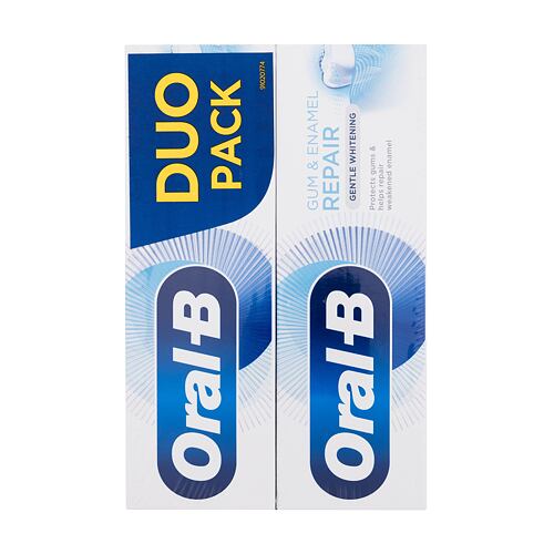 Zubní pasta Oral-B Gum & Enamel Repair Gentle Whitening 2x75 ml poškozená krabička
