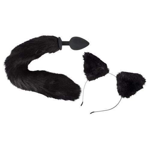 BDSM pomůcka Bad Kitty Pet Play Plug & Ears 1 ks