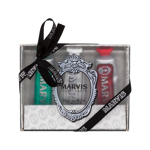Zubní pasta Marvis Travel With Flavour 25 ml poškozená krabička Kazeta