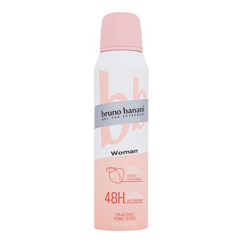 Antiperspirant Bruno Banani Woman Delicate Peach & Musk 150 ml