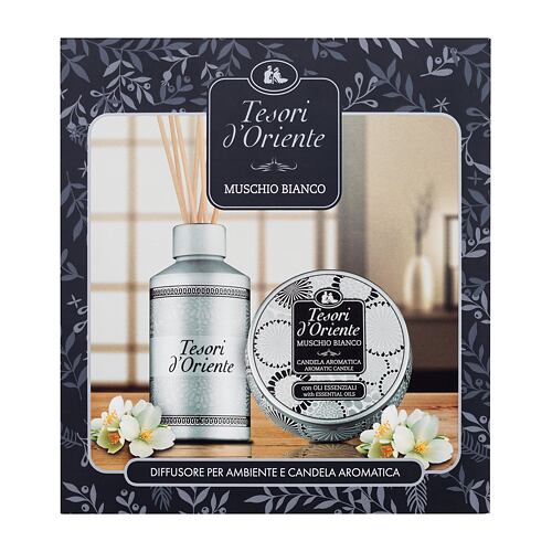 Vonná svíčka Tesori d´Oriente White Musk 109 g poškozená krabička Kazeta