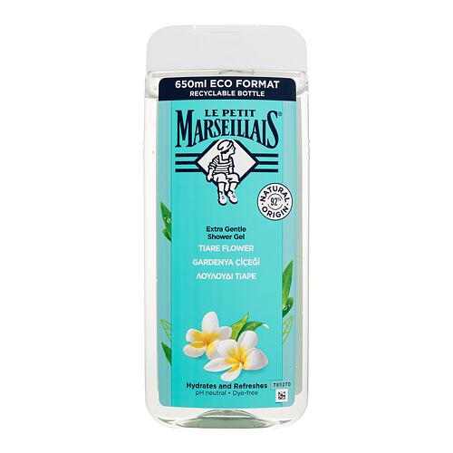Sprchový gel Le Petit Marseillais Extra Gentle Shower Gel Tiaré Flower 650 ml