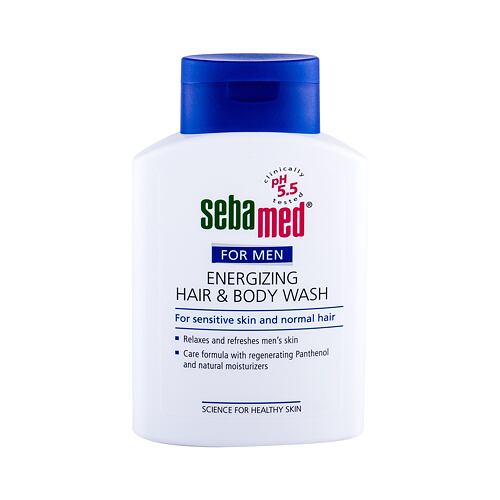 Šampon SebaMed For Men Energizing Hair & Body Wash 200 ml poškozená krabička