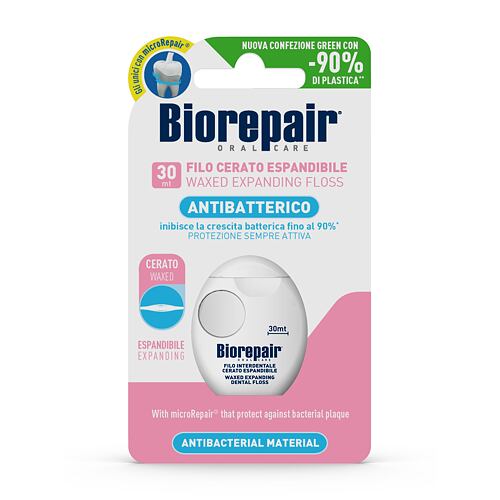 Zubní nit Biorepair Antibacterial Waxed Expanding Floss 1 ks