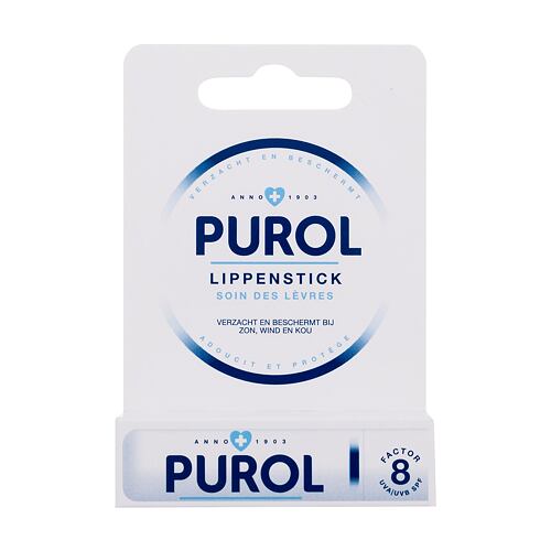 Balzám na rty Purol Lipstick SPF8 4,8 g poškozená krabička
