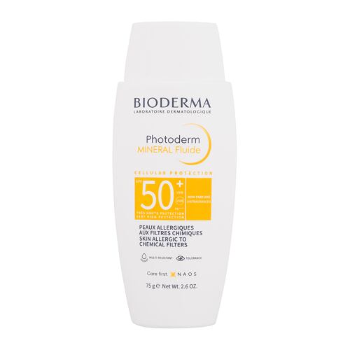 Opalovací přípravek na obličej BIODERMA Photoderm Mineral Fluide SPF50+ 75 ml