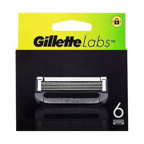 Náhradní břit Gillette Labs 6 ks poškozená krabička