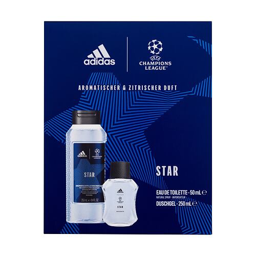 Toaletní voda Adidas UEFA Champions League Star 50 ml poškozená krabička Kazeta