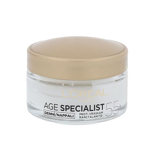 Denní pleťový krém L'Oréal Paris Age Specialist 55+ 50 ml poškozený obal
