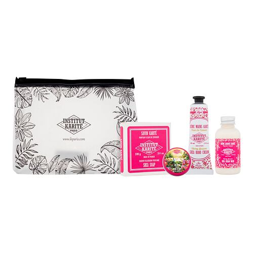 Krém na ruce Institut Karité Shea Hand Cream Cherry Blossom 30 ml poškozený obal Kazeta
