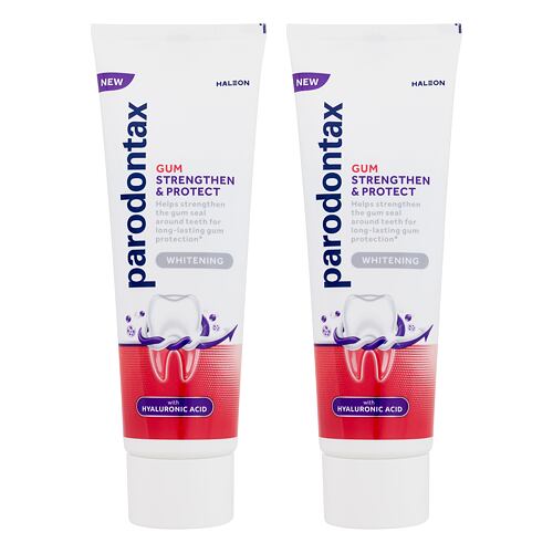 Zubní pasta Parodontax Gum Strengthen & Protect Whitening Duo 2x75 ml poškozená krabička