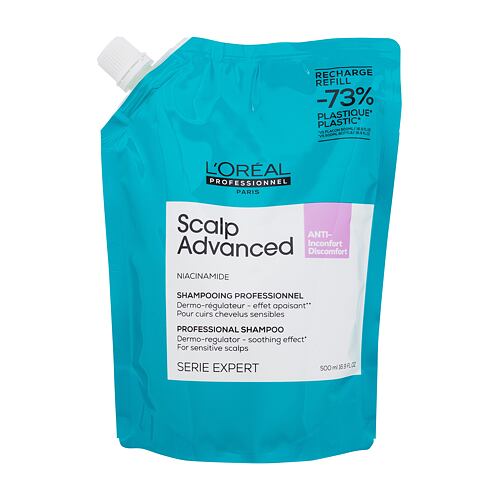 Šampon L'Oréal Professionnel Scalp Advanced Anti-Discomfort Professional Shampoo Náplň 500 ml
