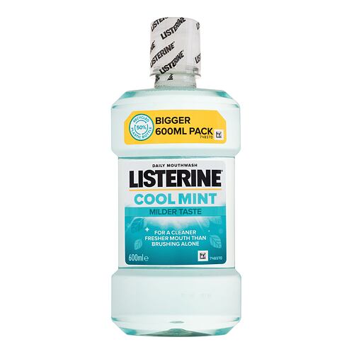 Ústní voda Listerine Cool Mint Mild Taste Mouthwash 600 ml